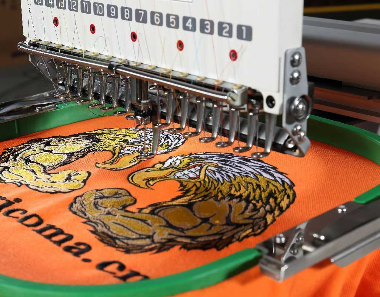 Single & Double head Embroidery Machine